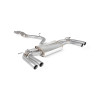 Non-resonated Cat/GPF-Back / Valved / OE Fitment / SAUS115 RS3 8Y Saloon / Sedan 21 - Current ROW Non-GPF Model