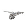 Non-resonated Cat-Back / Valved / Daytona / SAUS045D S1 2.0 TFSi Quattro Non GPF Model