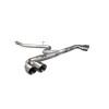 Non-resonated Cat-Back Quad / Daytona / SAU025 TT MK2 2.0 TDI Quattro