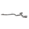 Non-resonated Cat-Back Quad / Monaco (quad) / SAU025M TT MK2 2.0 TDI Quattro