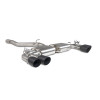Non-resonated Cat/GPF-Back / Valved / Daytona Ceramic / SSTS015C Formentor 2.0 TSI 4Drive