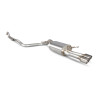 Non-resonated Cat-Back / Daytona / SFDS078ECO Mk7 Fiesta 1.0T EcoBoost (Zetec S Valance Fit)