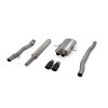 Resonated Cat-Back / Monaco (twin) Ceramic / SMN011MC Cooper S Coupe R58 & R59