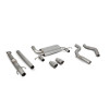 Non-resonated Cat-Back / Daytona (twin) / SVXS064 Corsa E VXR