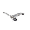 Non-resonated Cat-Back / Daytona (twin) Ceramic / SVWS040C Mk4 Golf R32