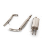 Resonated Cat-Back / Discrete (twin) / SVW020 MK4 Golf (Excl 2.3 V5 & R32)