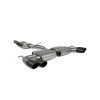 Resonated Cat/GPF-Back / Non-valved / Monaco Ceramic / SVW055C MK7.5 Golf R Facelift GPF Model